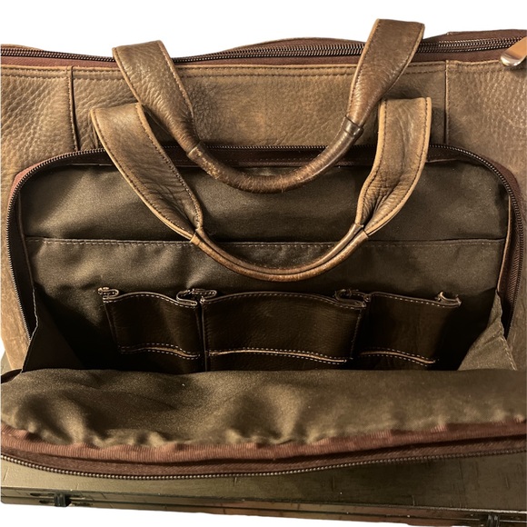 Vintage Leather computer bag - Picture 6 of 8